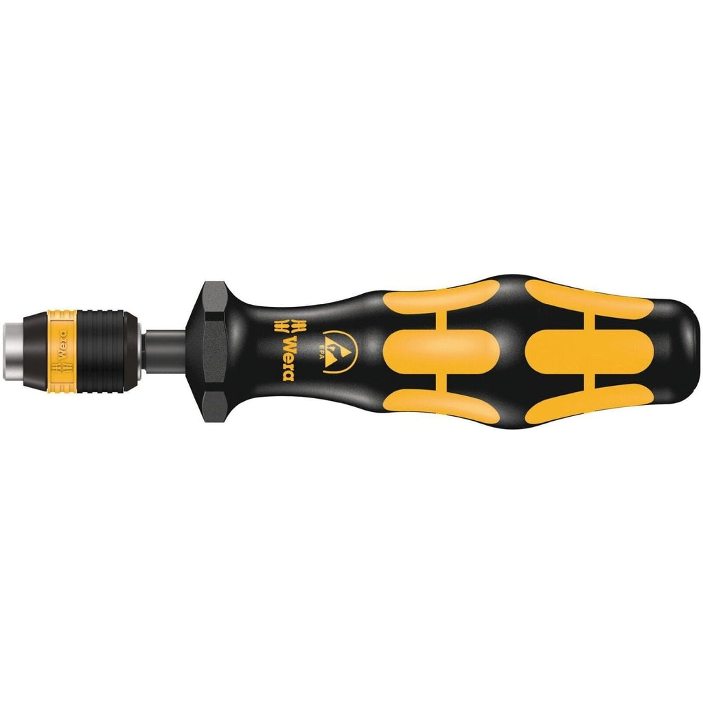 Wera Series 7400 Esd Kraftform Torque Screwdrivers With A Customised Factory Pre-Set Measurement Value, Handle Size 89-mm., 7452 Esdx0.9-1.5 Nm