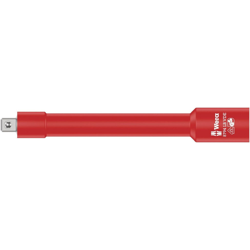 Wera 8794 Lb VDE Zyklop Extension, Insulated, Long, 3/8", 3/8-in.x166-mm.