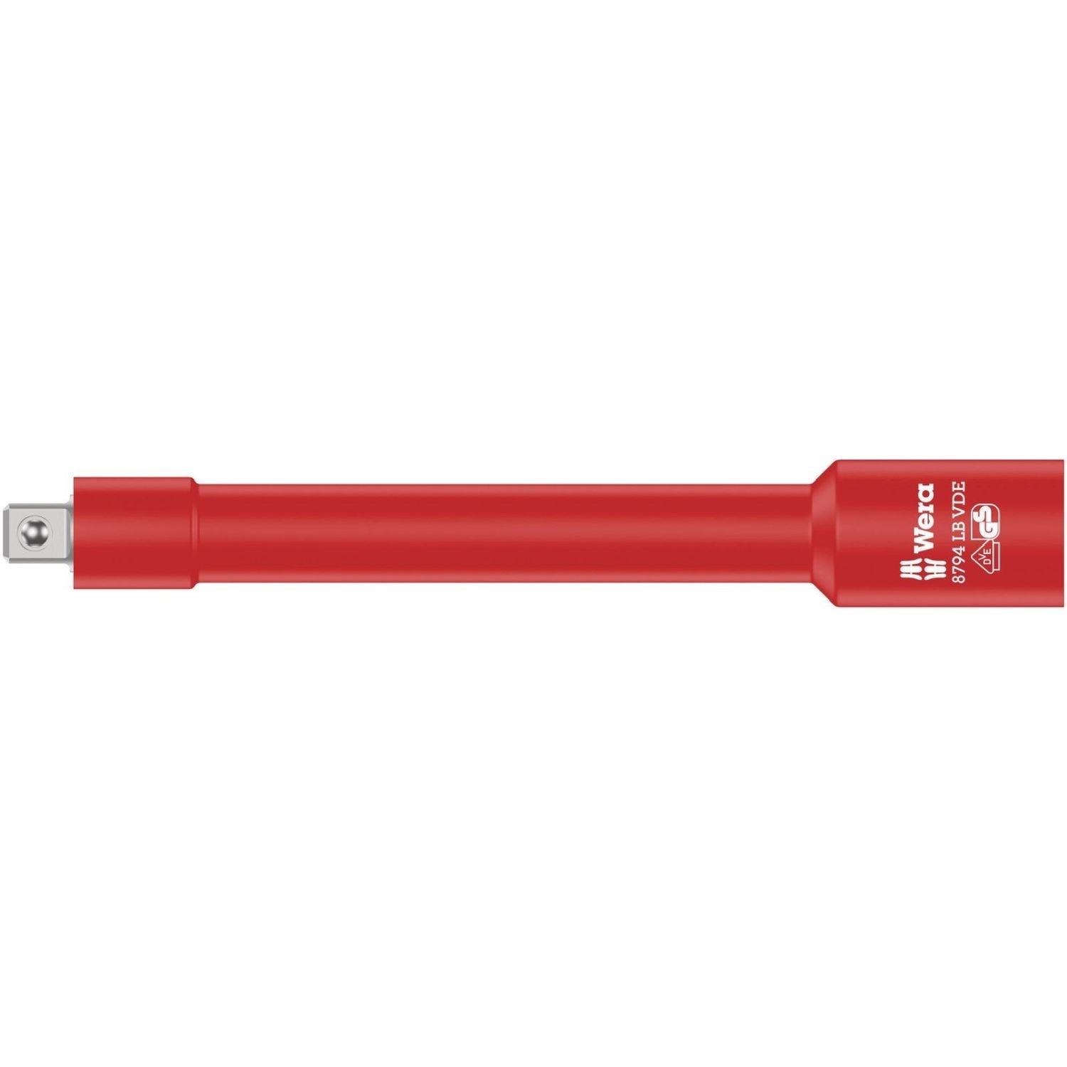 Wera 8794 Lb VDE Zyklop Extension, Insulated, Long, 3/8", 3/8-in.x166-mm.