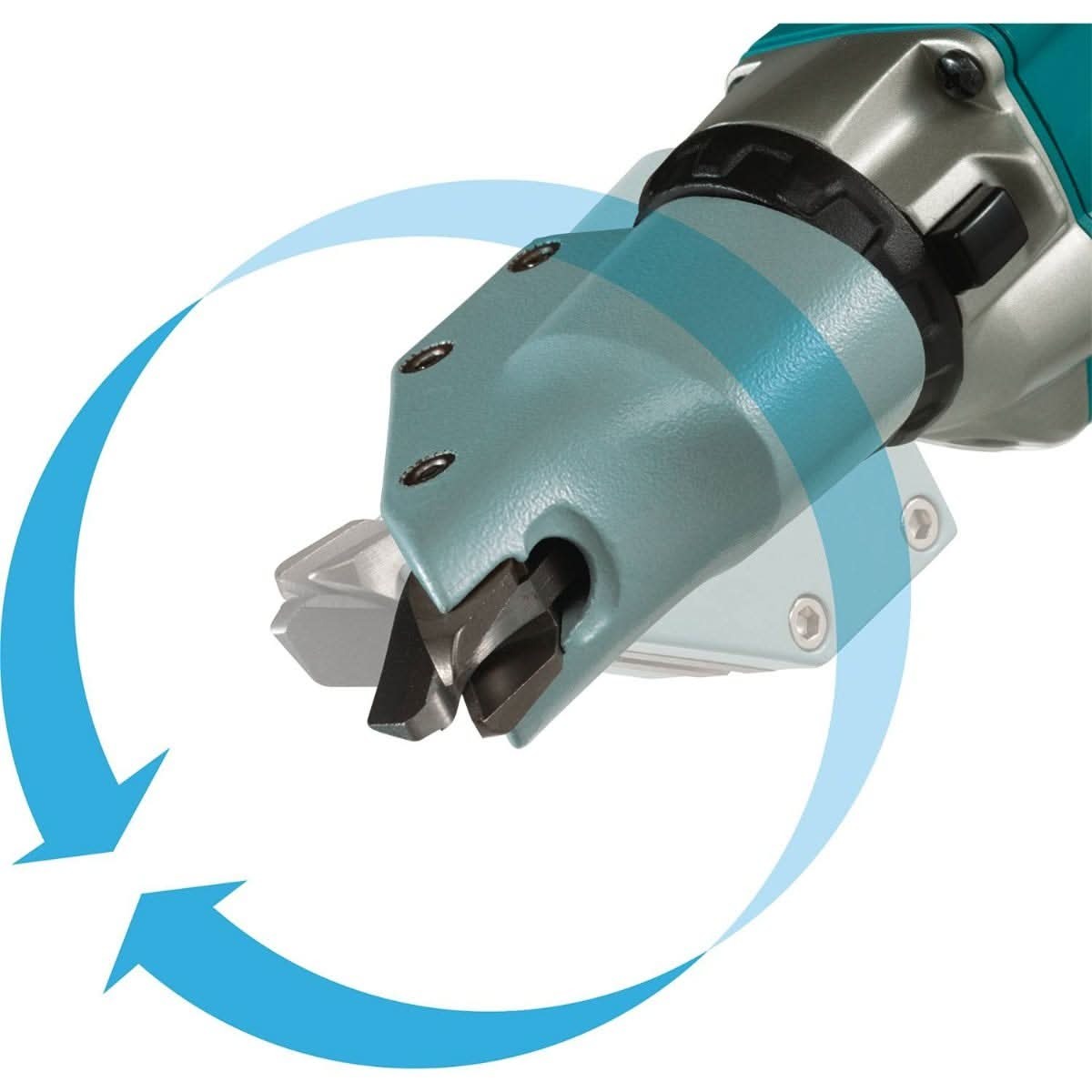 Makita XSJ03Z 18V LXT Lithium-Ion Brushless Cordless 14 Gauge Straight Shear, Tool Only