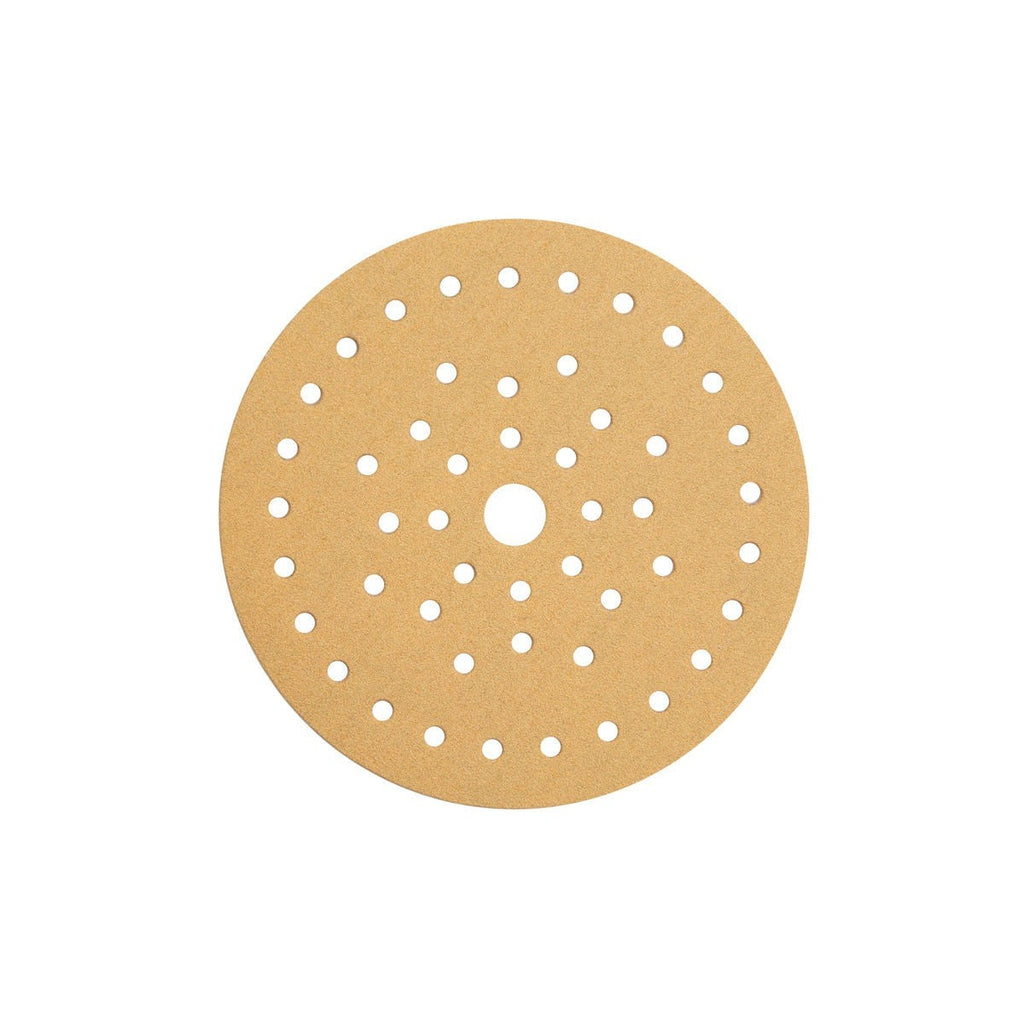 Mirka Gold Multifit 6-in. P40 Hook and Loop Sanding Discs for Orbital Sanders, 50-Pack (23-6MF-040)