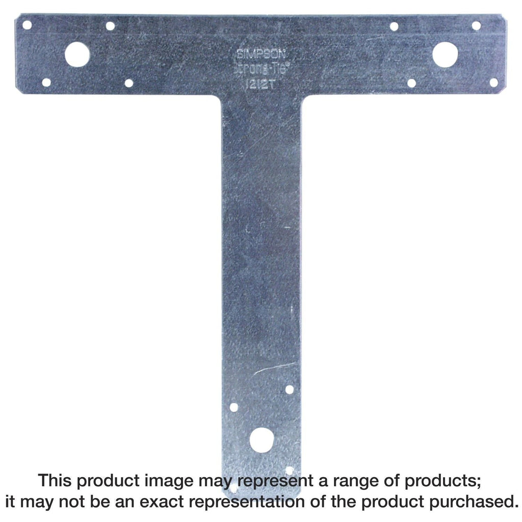 Simpson Strong-Tie 1212T 12-in. x 12-in. 14-Gauge Galvanized T Strap