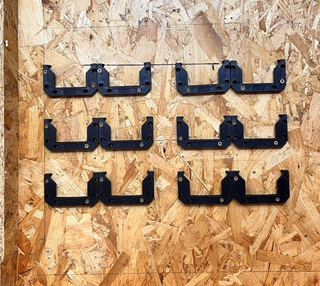 StealthMounts Cleat 'n' Feet Mounting Cleats V2 Black, 6-Pack