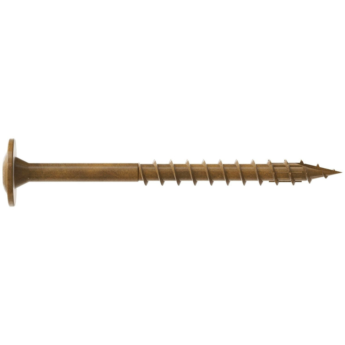 Simpson Strong-Tie CBT08200R300 Wafer-Head Construction Screw, #8 x 2-in. T20, Quik Guard, Tan, 300-Pack