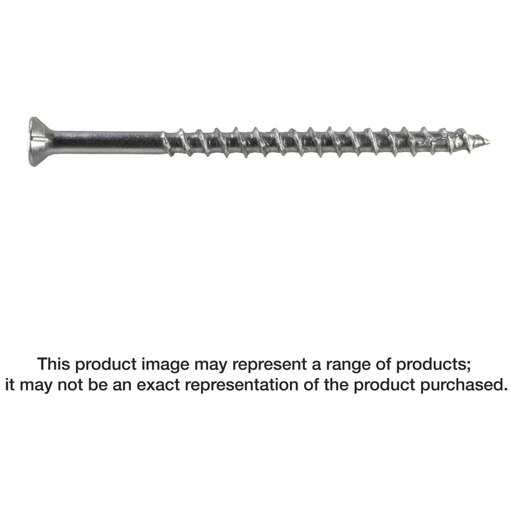 Simpson Strong-Tie T10300DWP Deck-Drive DWP WOOD SS Screw, #10 x 3-in. T-25, Flat Head, Type 316, 40-Pack
