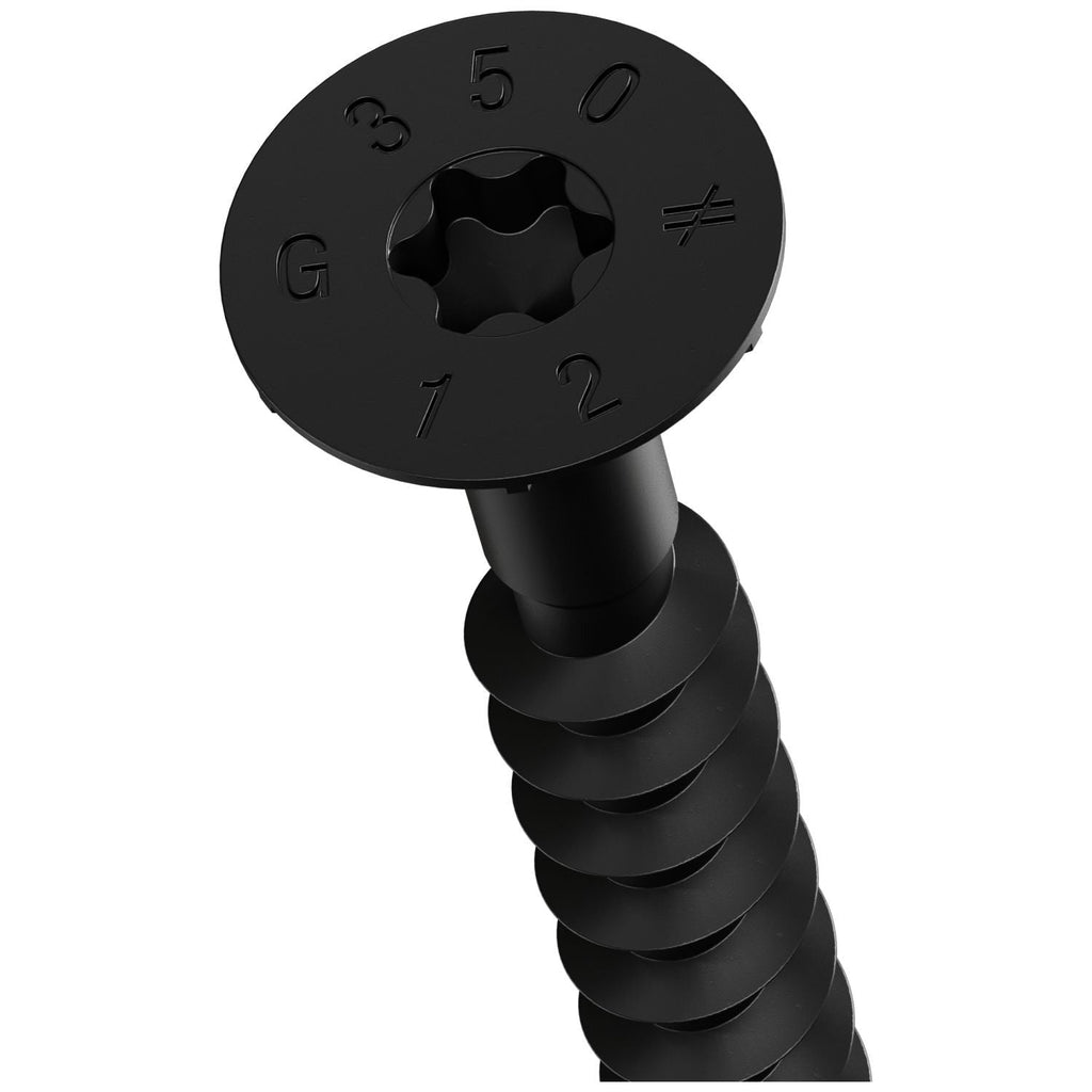 Simpson Strong-Tie SDCF12X350-R25 Strong-Drive SDCF TIMBER-CF Screw, 0.470-in. x 13-3/4-in. T50, E-Coat, 25-Pack