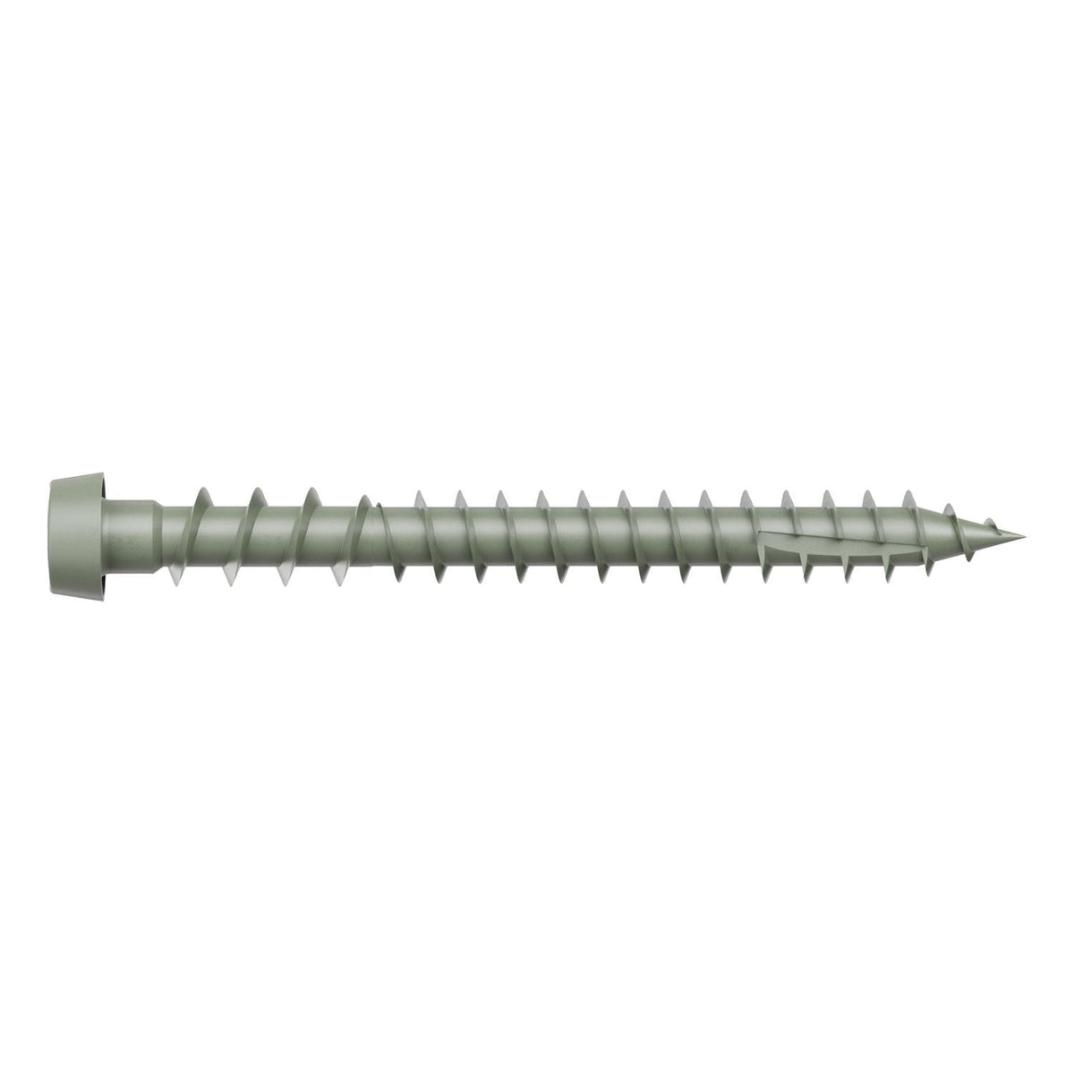 Simpson Strong-Tie DCU2GRR70 Deck-Drive DCU COMPOSITE Screw, #10 x 2-in. T20, Quik Guard, Gray, 70-Pack