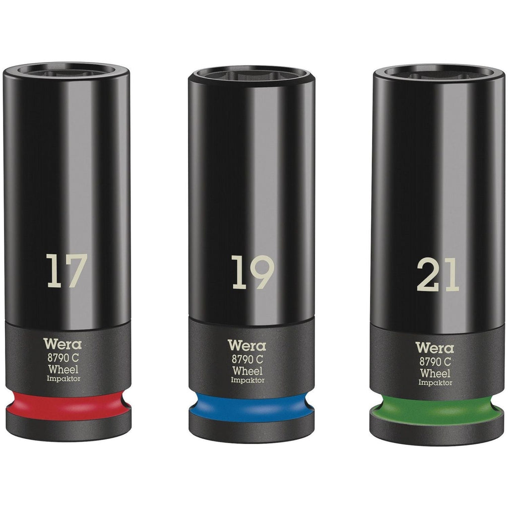 Wera Wheel Impaktor C Set 1 Socket Set, 1/2-in. Drive, 3-Pieces
