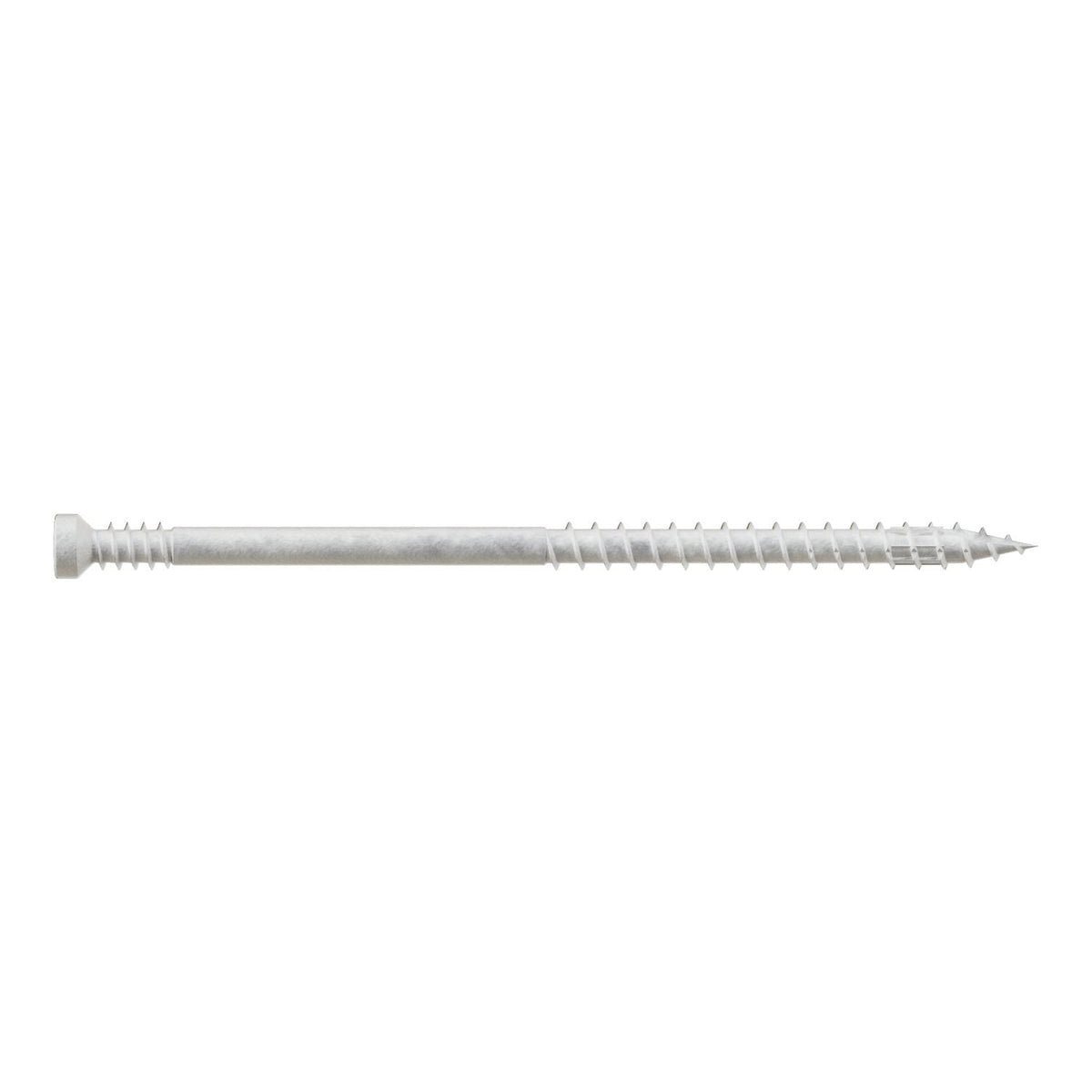 Simpson Strong-Tie FT07300R300W Finish Trim Screw, #7 x 3-in. T10, Trim-Head, Quik Guard, White, 300-Pack