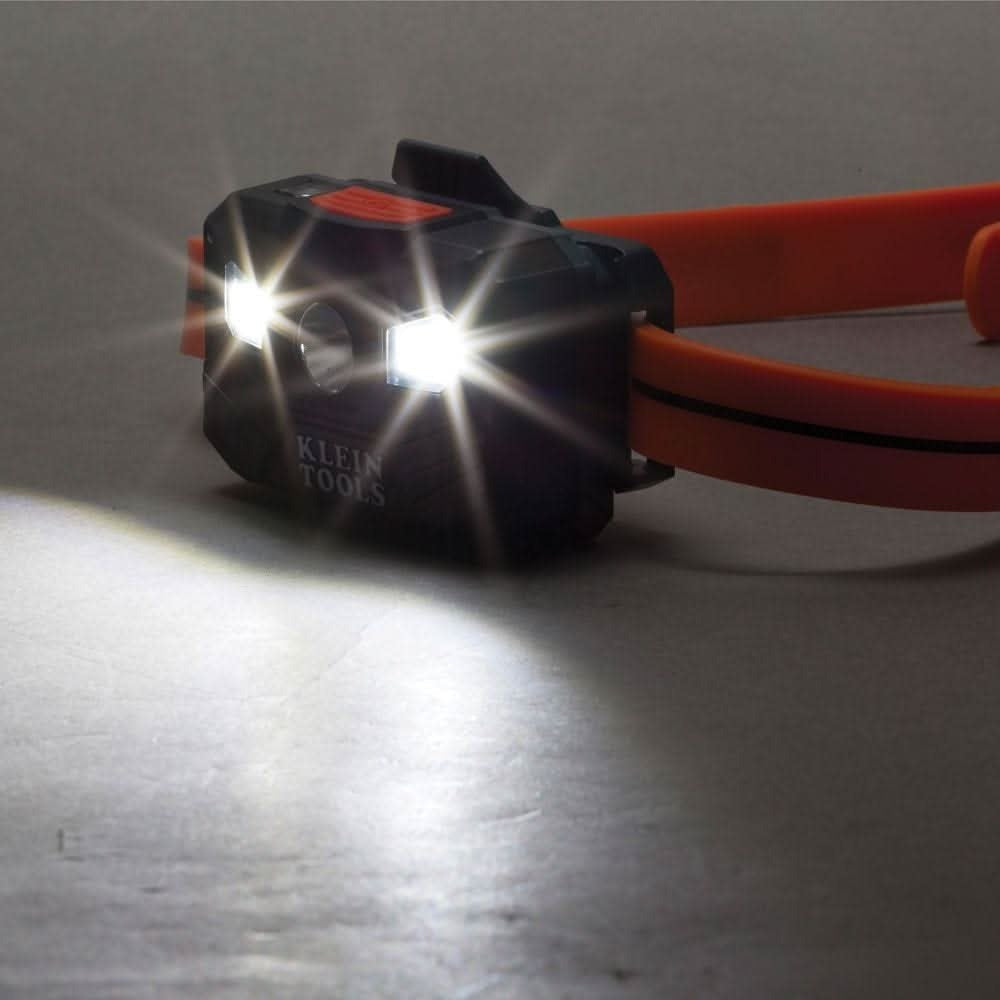 Klein Tools 56064 Rechargeable Headlamp with Silicone Strap
