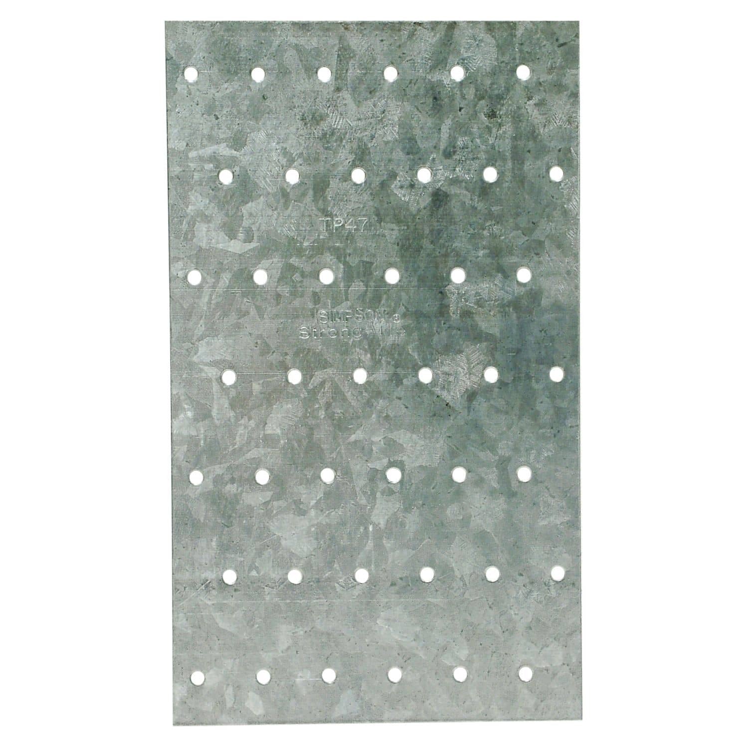 Simpson Strong-Tie TP47 TP 4-1/8-in. x 7-in. 20-Gauge Galvanized Tie Plate