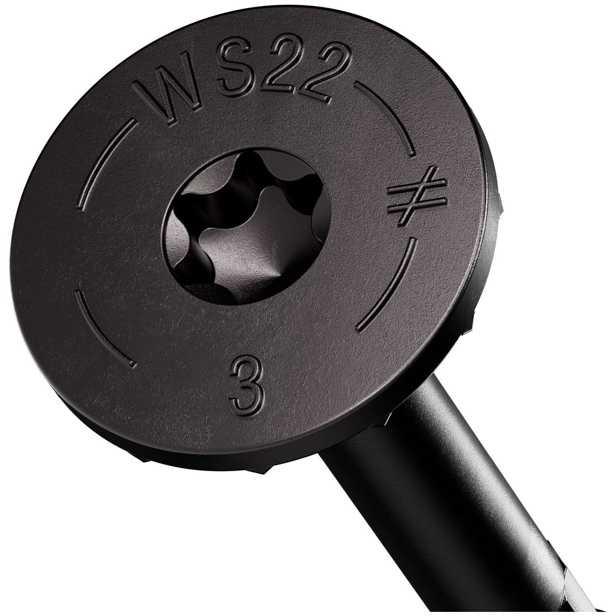 Simpson Strong-Tie SDWS22300DBB-R50 Strong-Drive SDWS TIMBER Screw (Exterior Grade), 0.220-in. x 3-in. T40, Black, 50-Pack