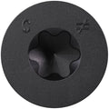 Simpson Strong-Tie TNTBL18234TF Titen Turbo, 3/16-in. x 2-3/4-in. 6-Lobe Flat-Head Concrete and Masonry Screw, Black, 100-Pack