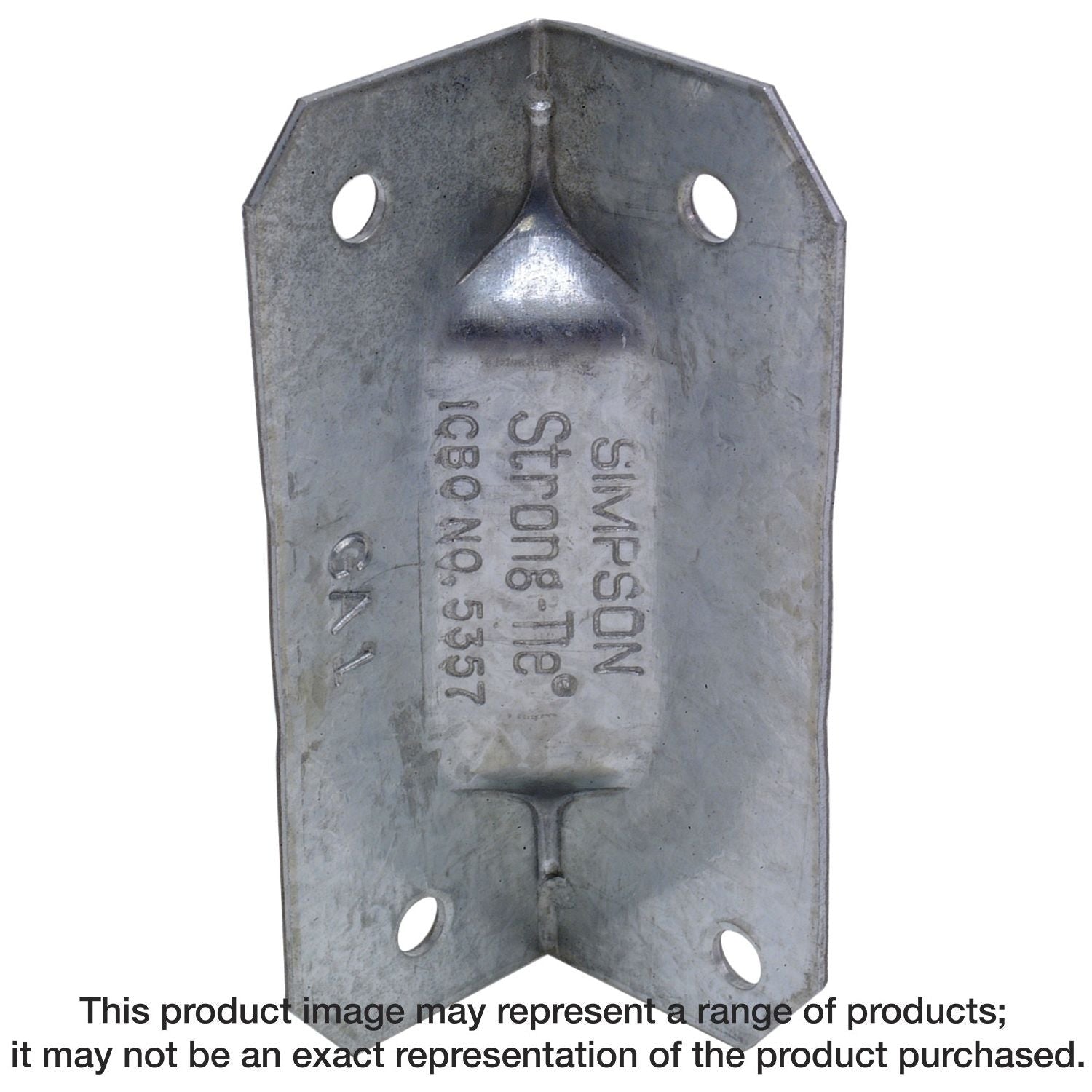 Simpson Strong-Tie GA1 GA 2-3/4-in. 18-Gauge Galvanized Gusset Angle
