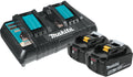 Makita BL1850B2DC2 18V 5.0Ah Batteries and Dual Port Charger Starter Pack (PROMO)