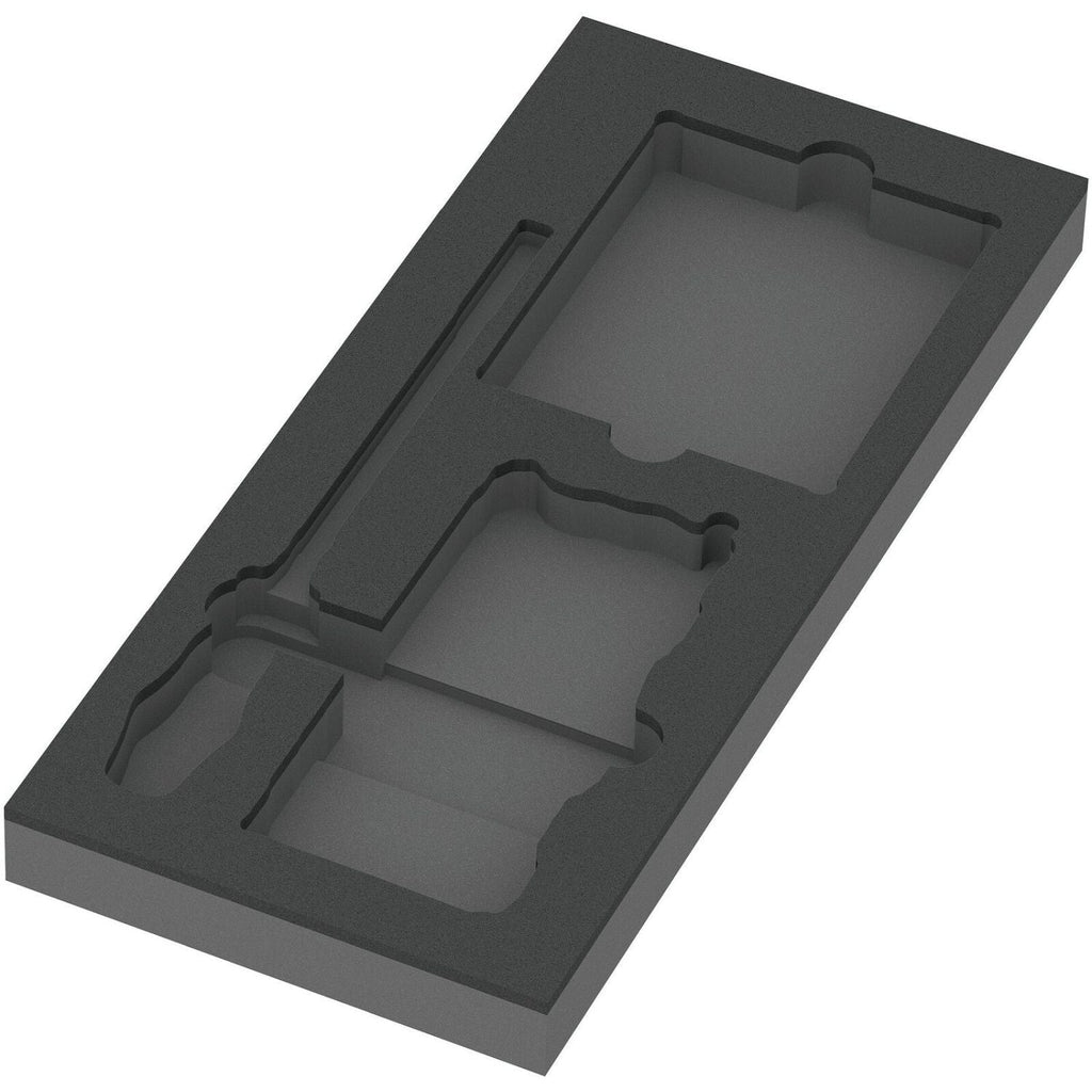 Wera 9850 Foam Insert Kraftform Kompakt And Tool-Check Plus Set 1, Empty, 172x30x392-mm.
