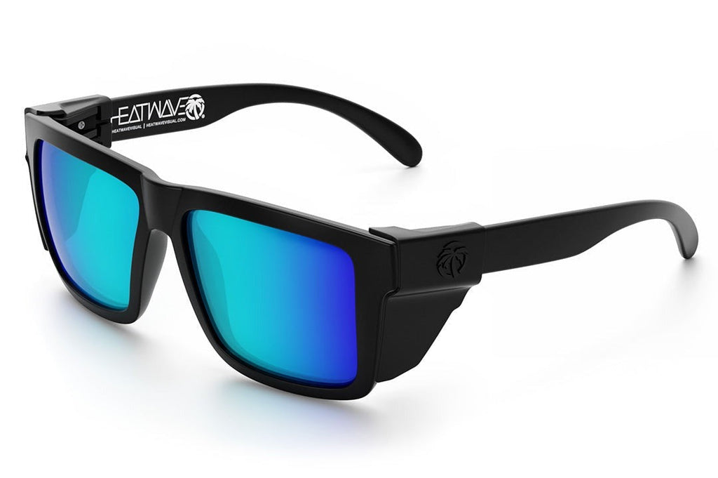 Heat Wave XL VISE Z87 Black Frame Galaxy Lens Sunglasses