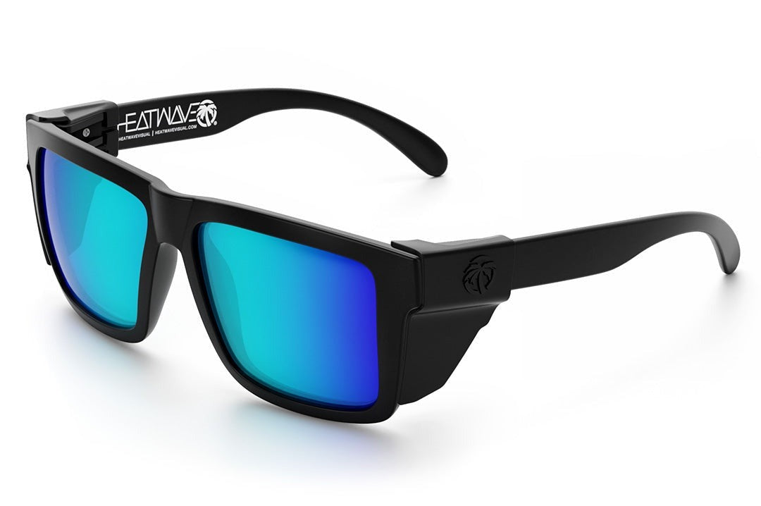 Heat Wave XL VISE Z87 Black Frame Galaxy Lens Sunglasses