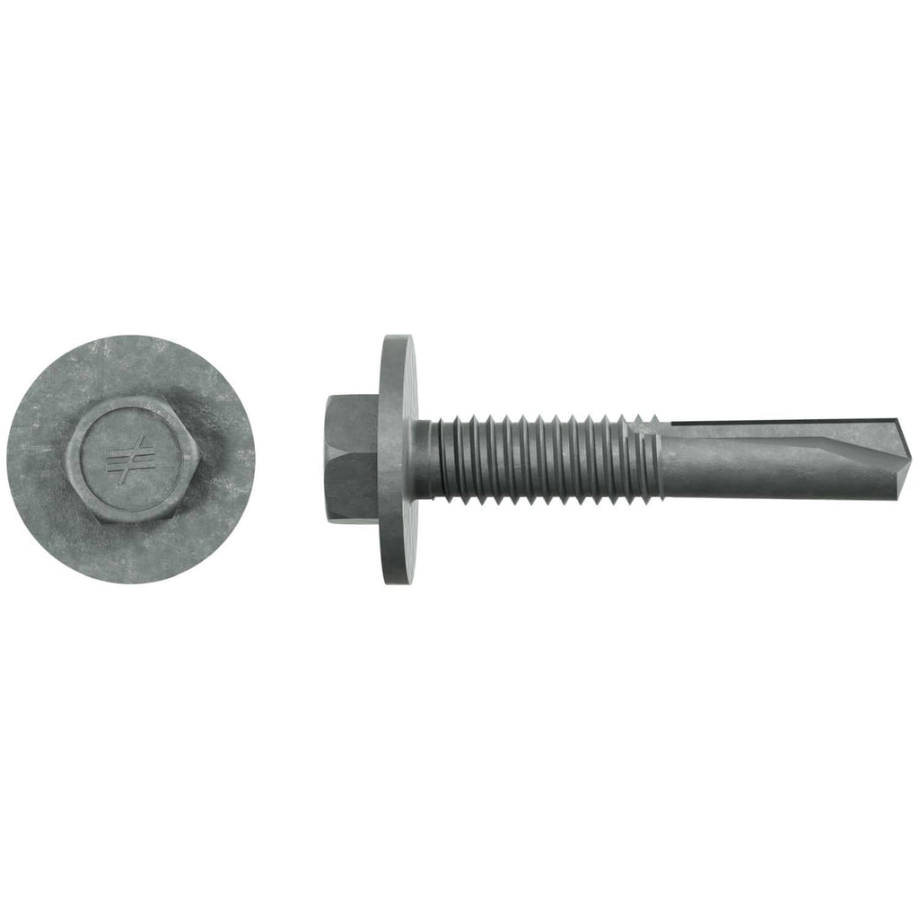 Simpson Strong-Tie XLQ114T1224 Strong-Drive XL LARGE-HEAD METAL Screw (Collated), #12 x 1-1/4-in. 5/16 Hex, 1000-Pack