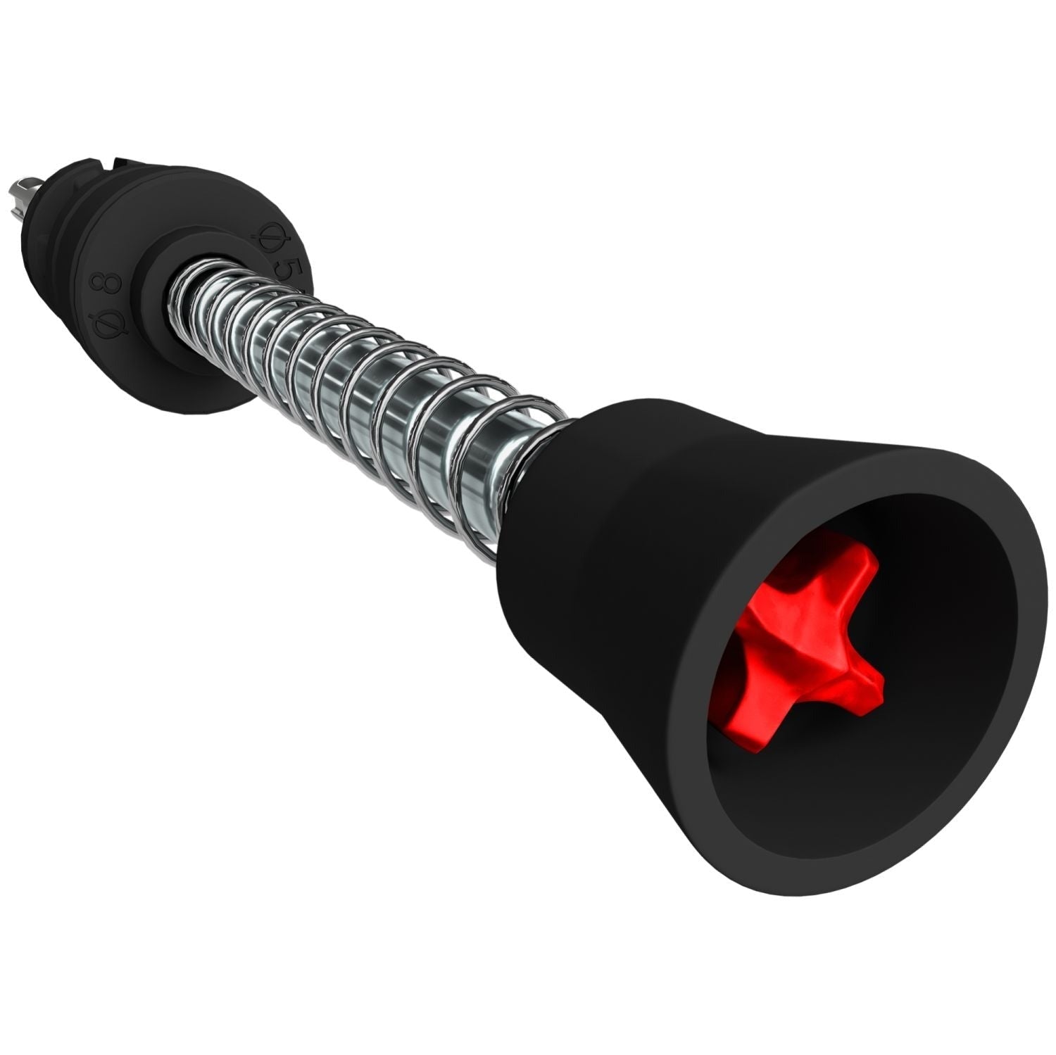 Diablo DMAPLA4400 1/4-in. x 4"x 9-in. AMPED Rebar Demon SDS-Plus 4-Cutter Full Carbide Head Dust Extraction Hammer Drill Bit