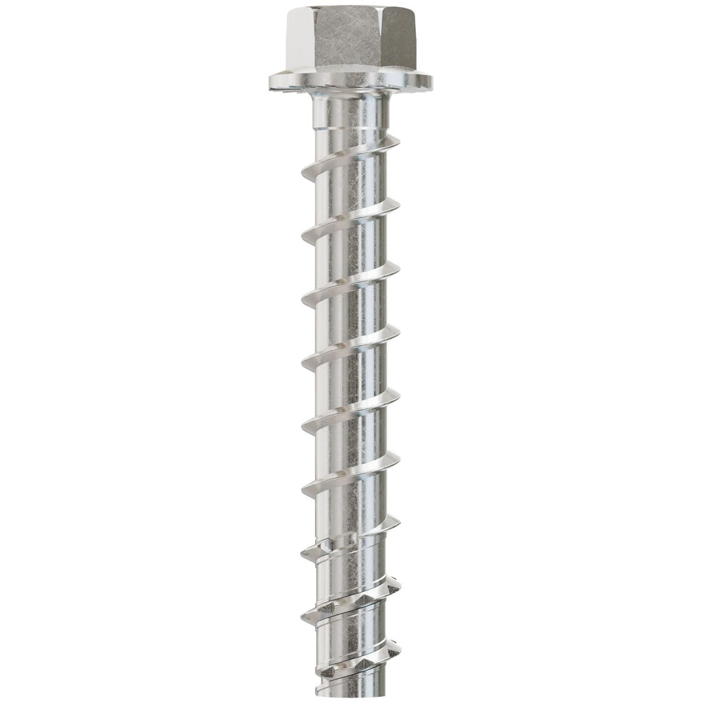 Simpson Strong-Tie Titen HD 1/4-in. x 2-in. Type 316 Stainless-Steel Heavy-Duty Screw Anchor, 50-Pack (THDC25200H6SS)