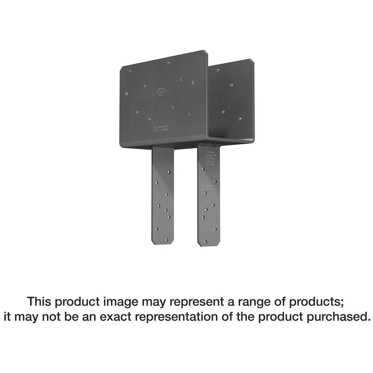 Simpson Strong-Tie CCQ5-4SDS2.5 CCQ Column Cap for 5-1/8-in. Beam, 4x Post with Strong-Drive SDS Screws