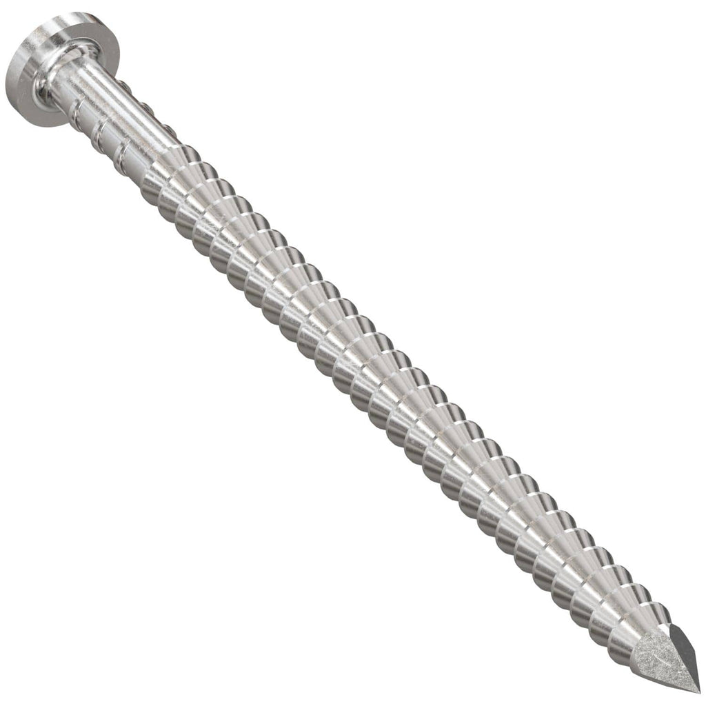 Simpson Strong-Tie T4KR51 Premium Siding Nail, 1-1/2-in. x 5/32-in. Head Dia., Type 316 Stainless Steel, 1-lb.