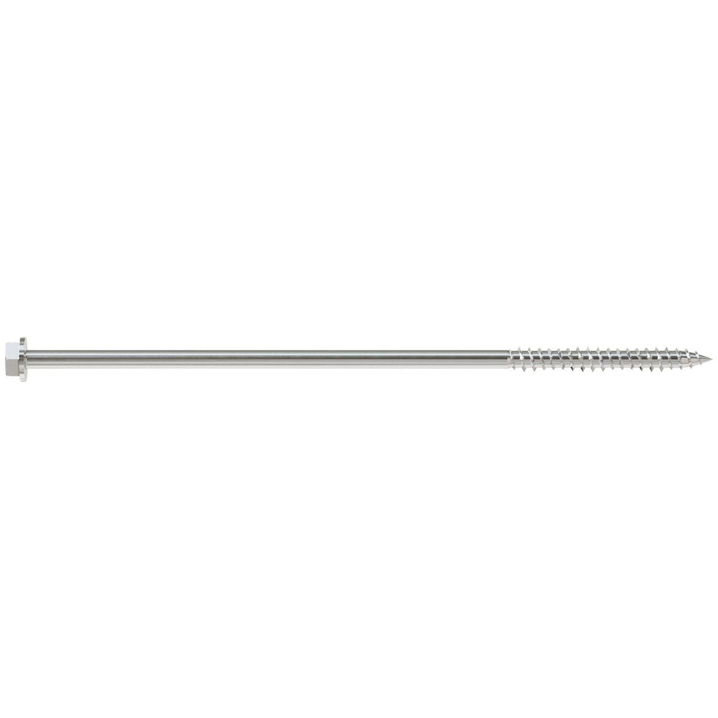 Simpson Strong-Tie SDWH271000SS-RP1 Strong-Drive SDWH TIMBER-HEX SS Screw, 0.275-in. x 10-in. 1/2 Hex, Type 316