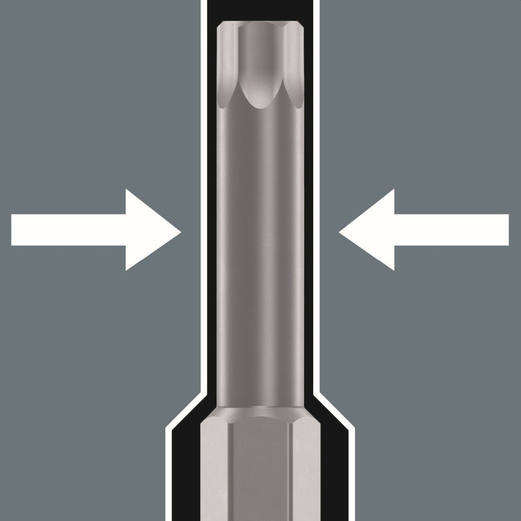 Wera 8740 B Zyklop Bit Socket With 3/8-in. Drive, With Extra Slim Profile Area, 6x107-mm.