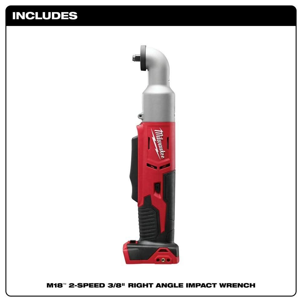 Milwaukee 2668-20 M18 Cordless 2-Speed 3/8" Right Angle Impact Wrench