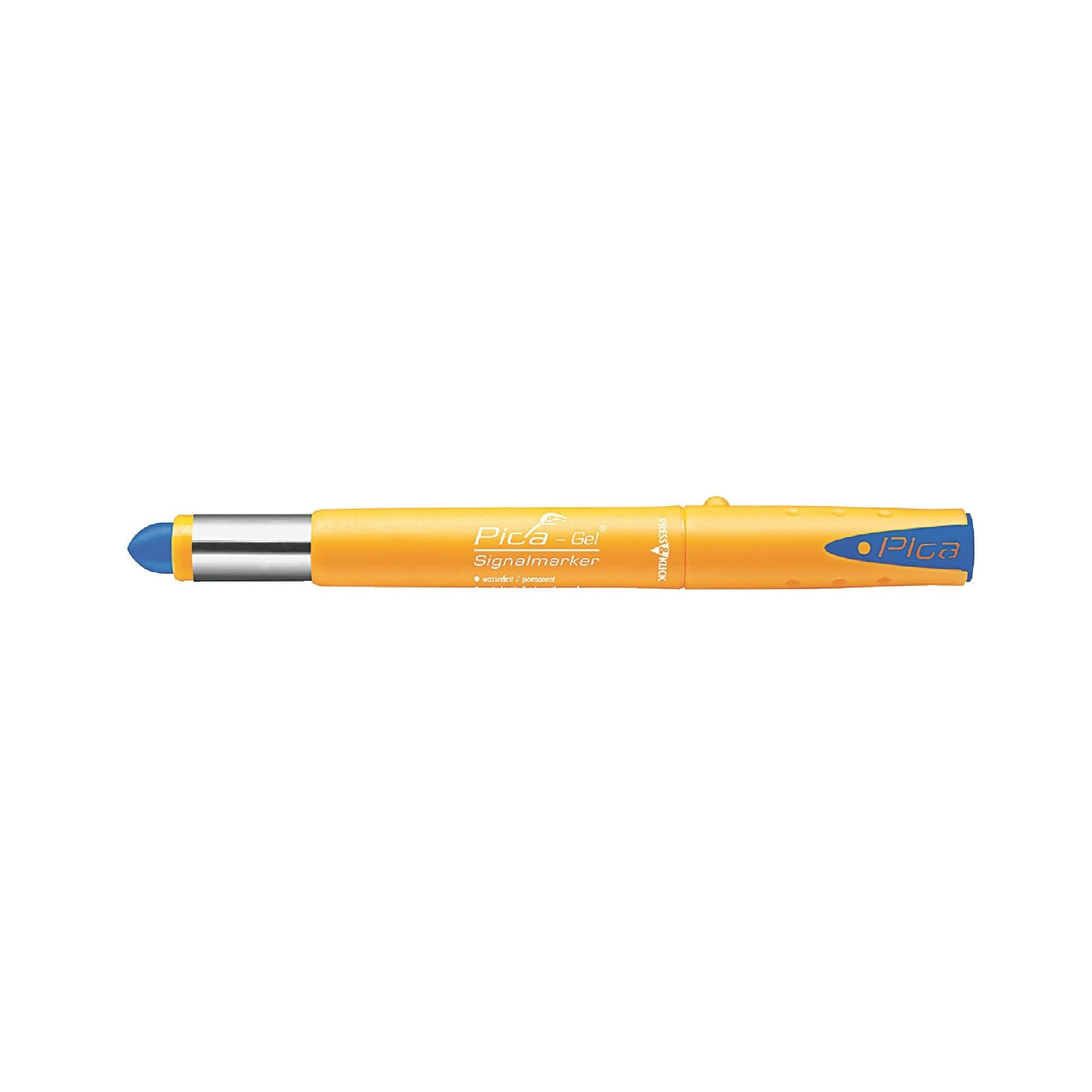 Pica 8081/SB Blue Gel Signalmarker w/ Quiver Holder, 1-Pack