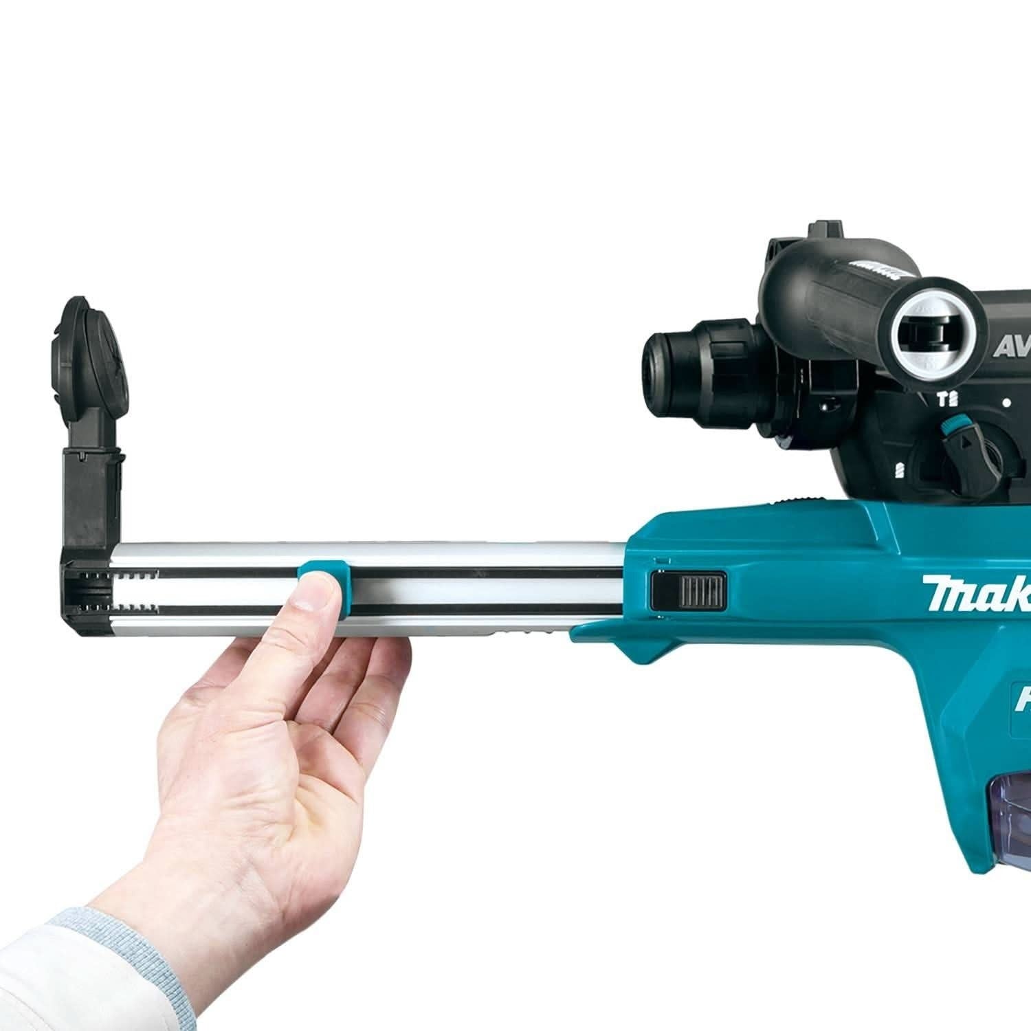 Makita GRH07ZW 40V max XGT Brushless 1-1/8" SDS-PLUS AVT Rotary Hammer (D-Handle) w/ Dust Extractor, AFT, AWS Capable, Tool Only