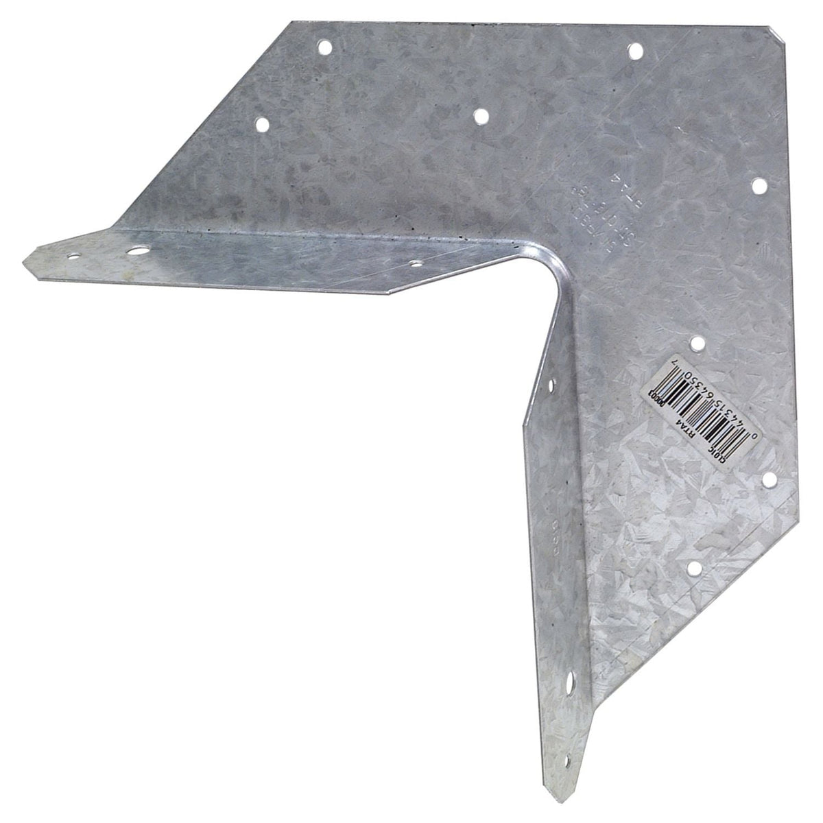 Simpson Strong-Tie RTA4 RTA 18-Gauge Galvanized Rigid Tie Angle for 4x Joist/Post