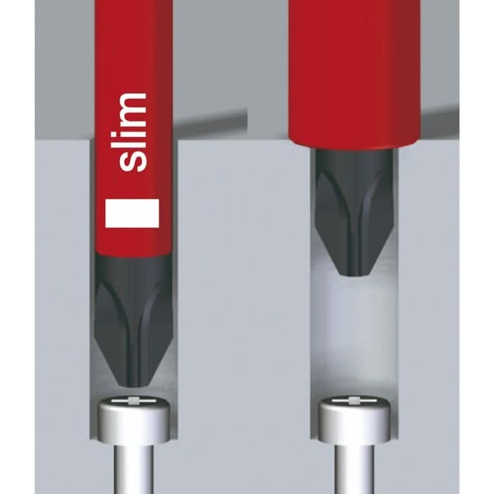 Wiha 32196 6-Piece Insulated Slimline Screwdriver Set