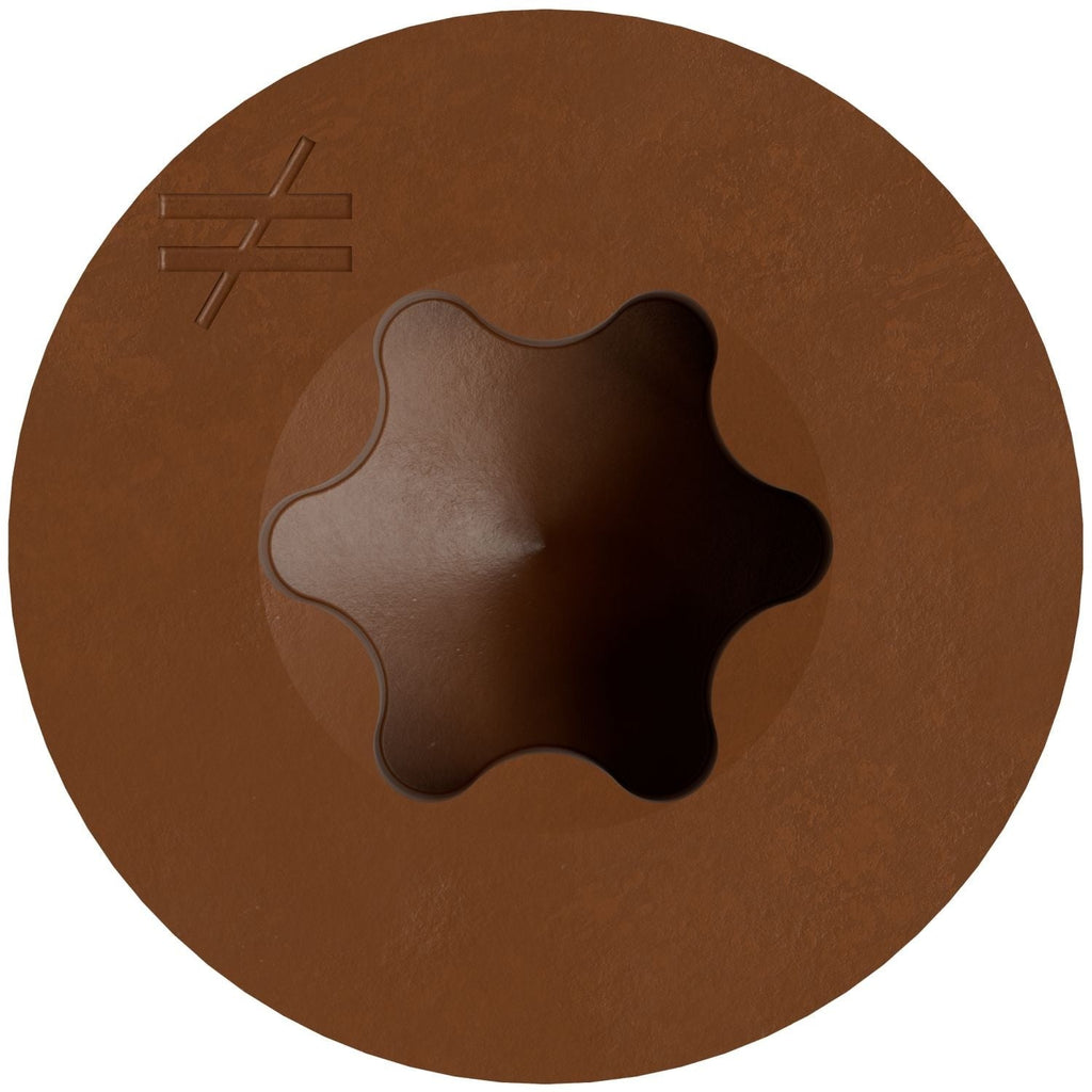 Simpson Strong-Tie DSVR212MB Deck-Drive DSV WOOD Screw, #10 x 2-1/2-in. T-25, Flat Head, Quik Guard, Red, 1750-Pack