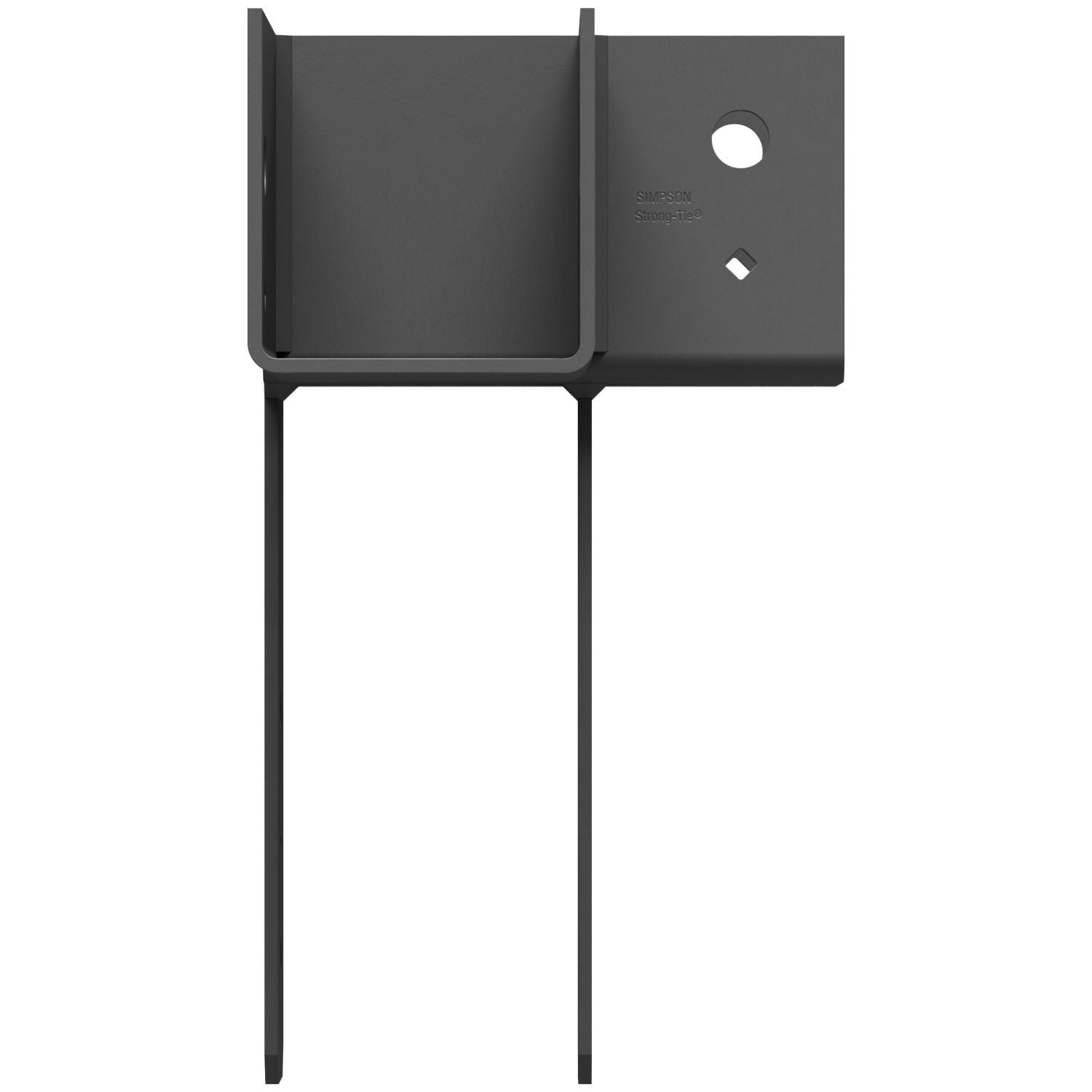 Simpson Strong-Tie ECCLL444 ECCLL L-Shape End Column Cap for 4x Beams, 4x Post, Skewed Left