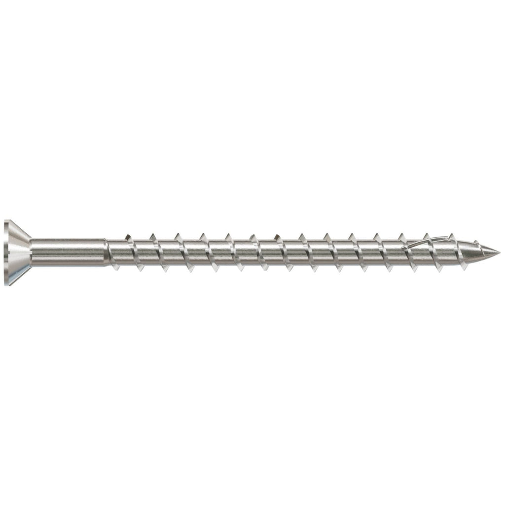 Simpson Strong-Tie T10250DWP Deck-Drive DWP WOOD SS Screw, #10 x 2-1/2-in. T-25, Flat Head, Type 316, 50-Pack