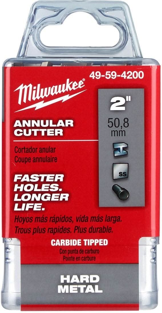 Milwaukee 49-59-4200 2-Inch TCT Annular Cutter 2-Inch Depth