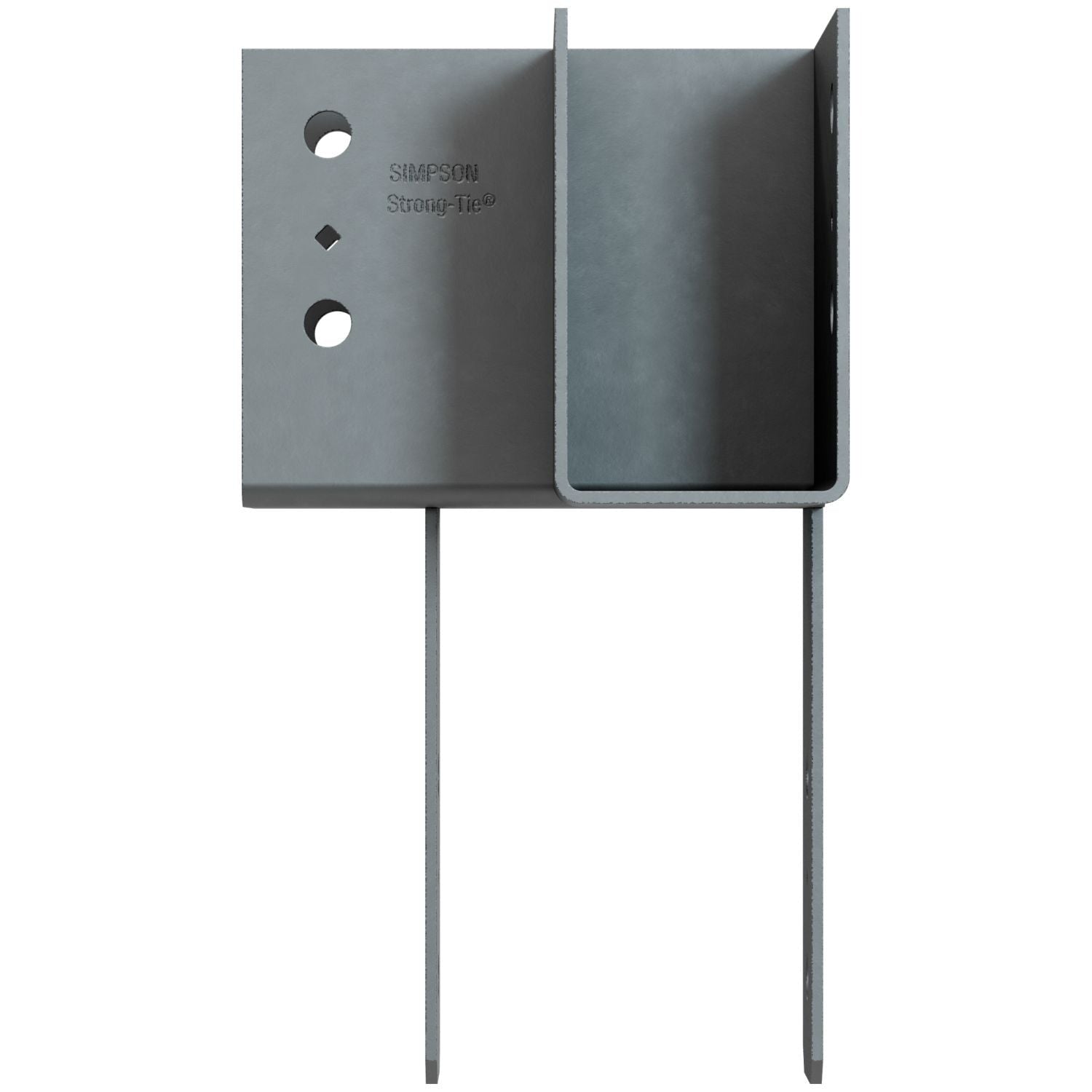 Simpson Strong-Tie ECCLR464 ECCLL L-Shape End Column Cap for 4x Beams, 6x Post, Skewed Right