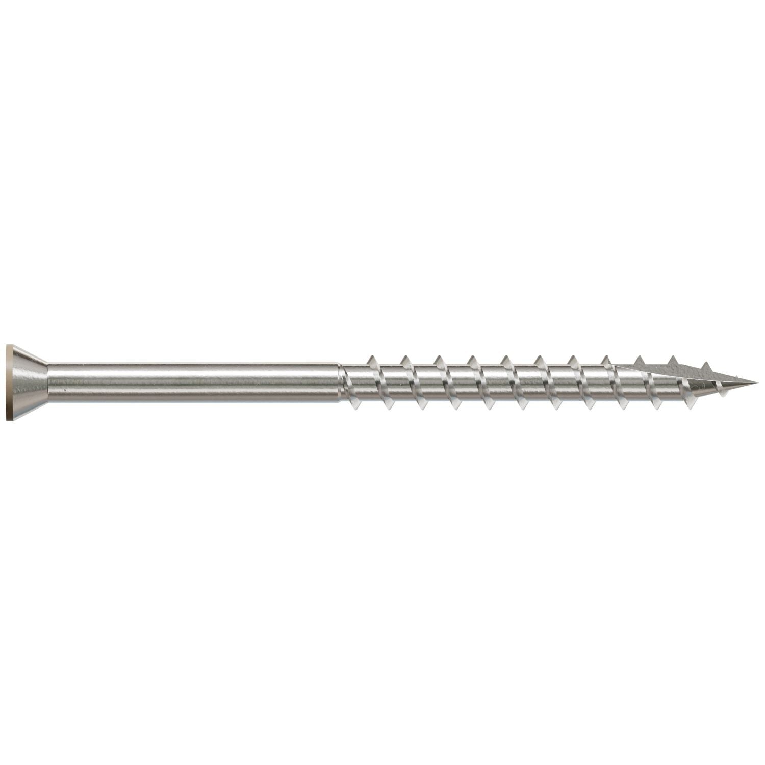 Simpson Strong-Tie S07225FTBTN02 Trim-Head Screw, 6-Lobe Drive, #7 x 2-1/4-in. T-15 Type 305, Tan 02, 1750-Pack