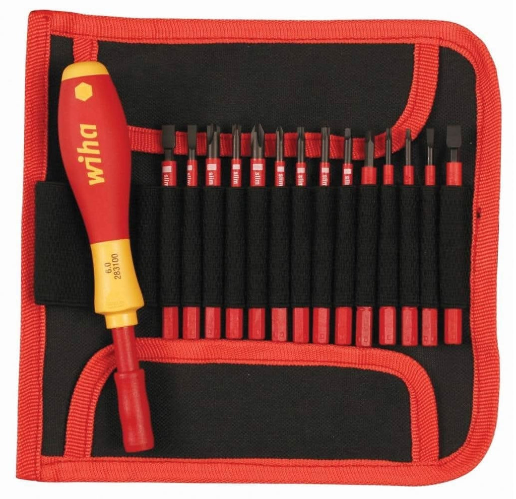 Wiha 28390 Insulated Narrow Profile SlimLine 15 Piece Set
