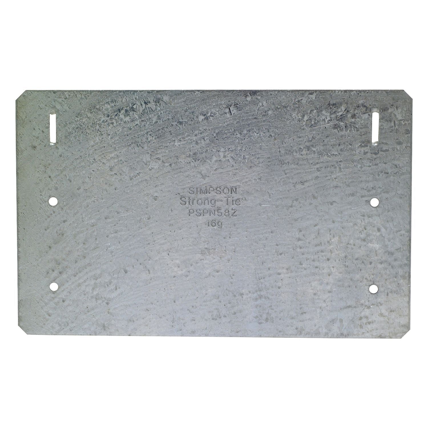Simpson Strong-Tie 5-in. x 8-in. ZMAX Galvanized Protecting Shield Plate Nail Stopper (PSPN58Z)
