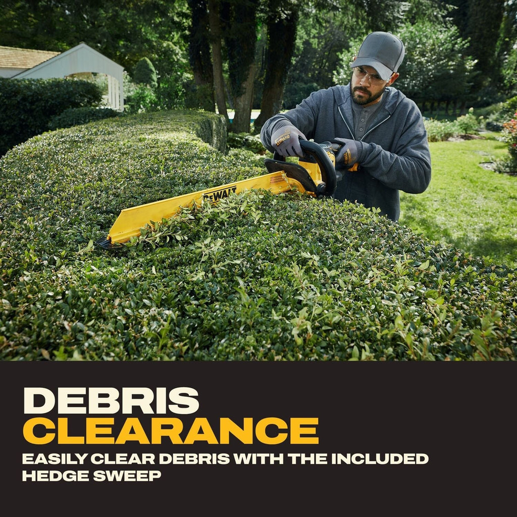 DeWALT DCHT826P1 20V MAX XR24-in. Brushless Cordless Hedge Trimmer 5Ah Kit