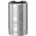 DEWALT 1/4 in. Drive 10 mm 6-Point Socket with Knurled Ring (DWMT86107OSP)