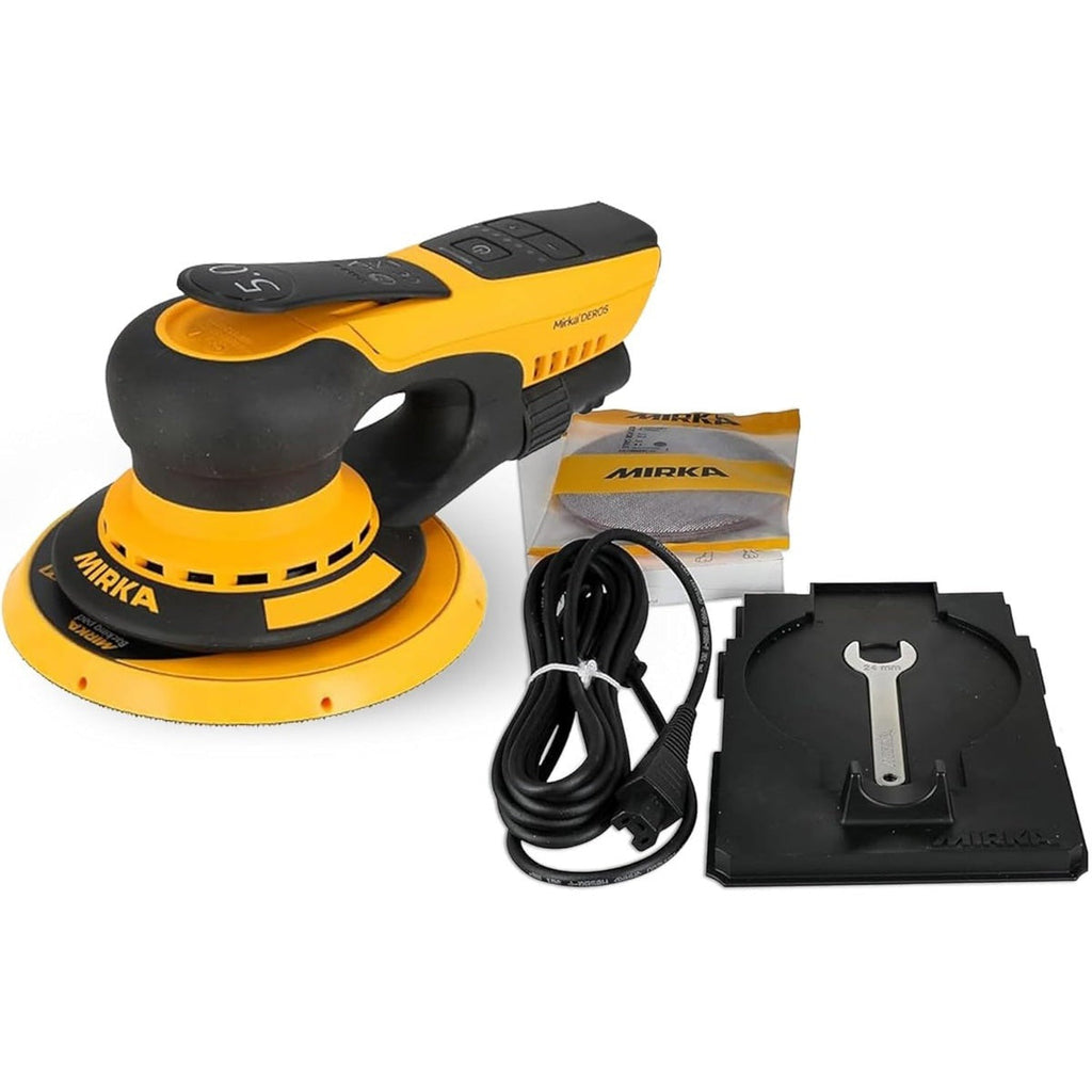 Mirka DEROS II 650 6-in. 110V Corded Random Orbital Sander with Case, 5.0mm Orbit