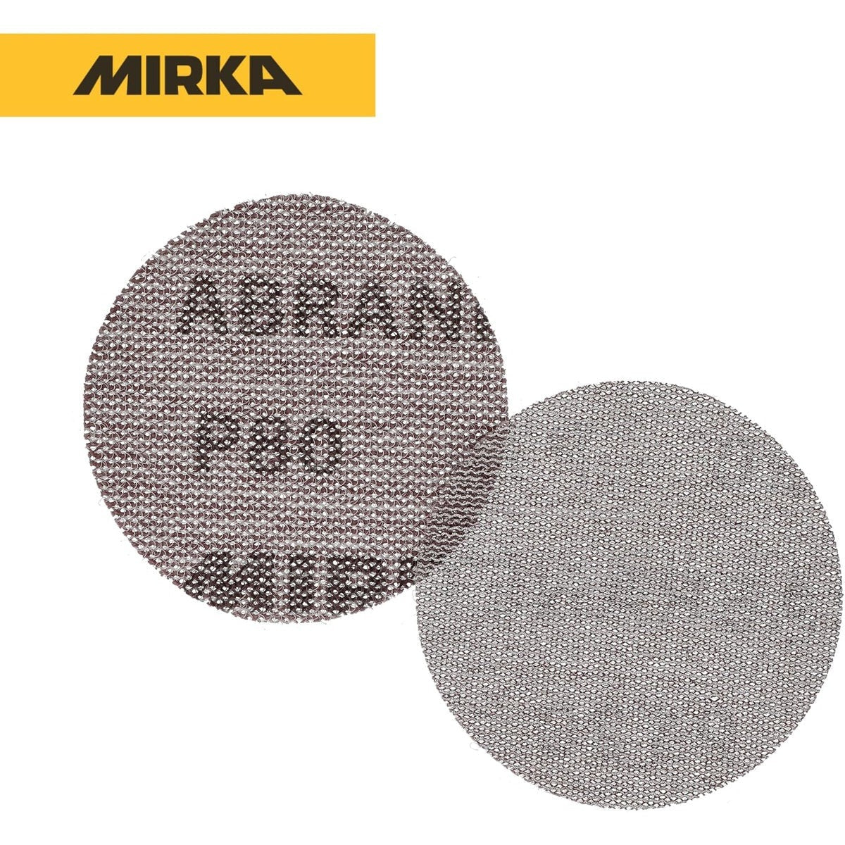 Mirka Abranet 3-in. P80 Hook and Loop Sanding Discs 50-Pack Dust-Free Mesh Sanding for Orbital Sanders (9A-203-080)