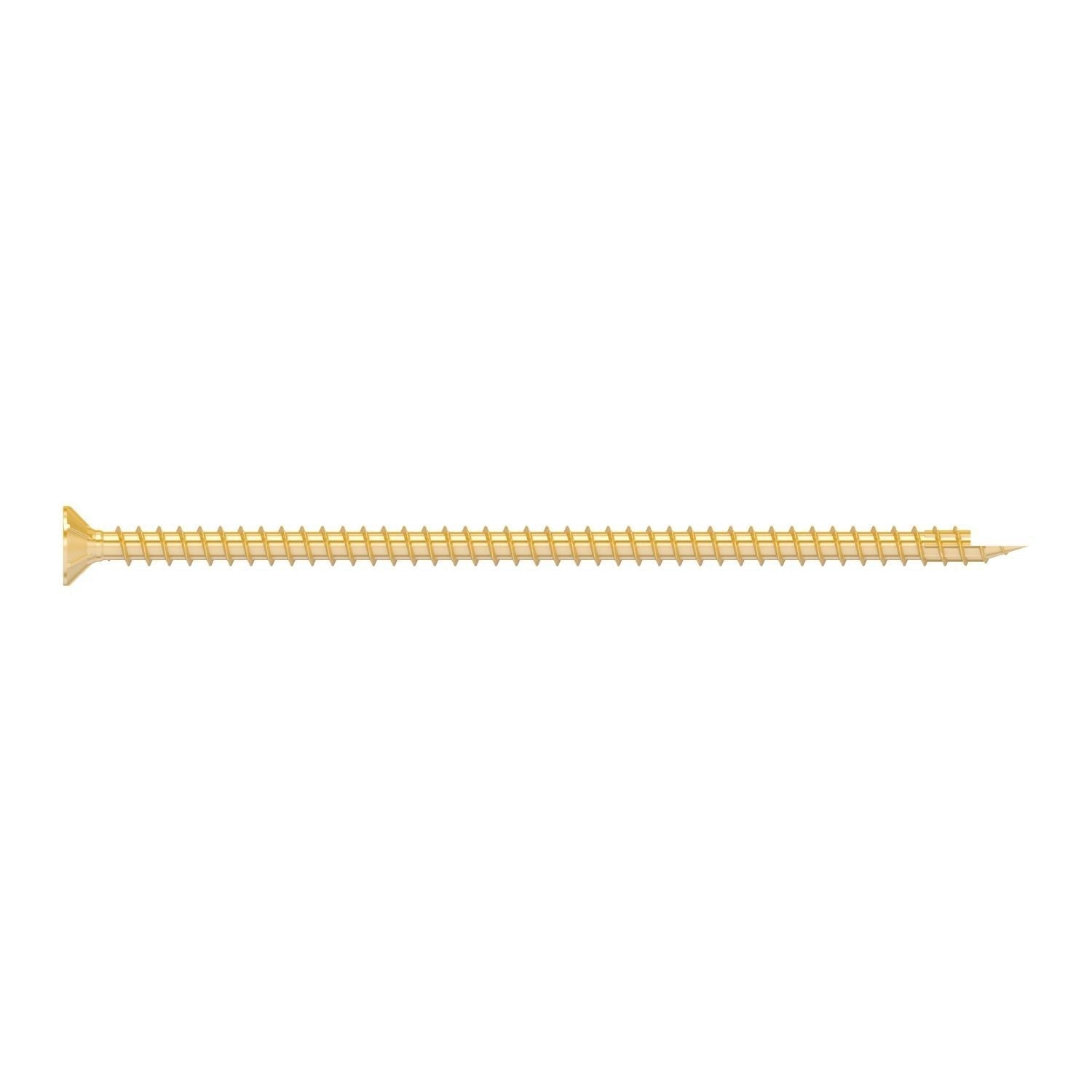 Simpson Strong-Tie SDCF22700 Strong-Drive SDCF TIMBER-CF Screw, 0.315-in. x 7-in. T40, Yellow Zinc, 250-Pack