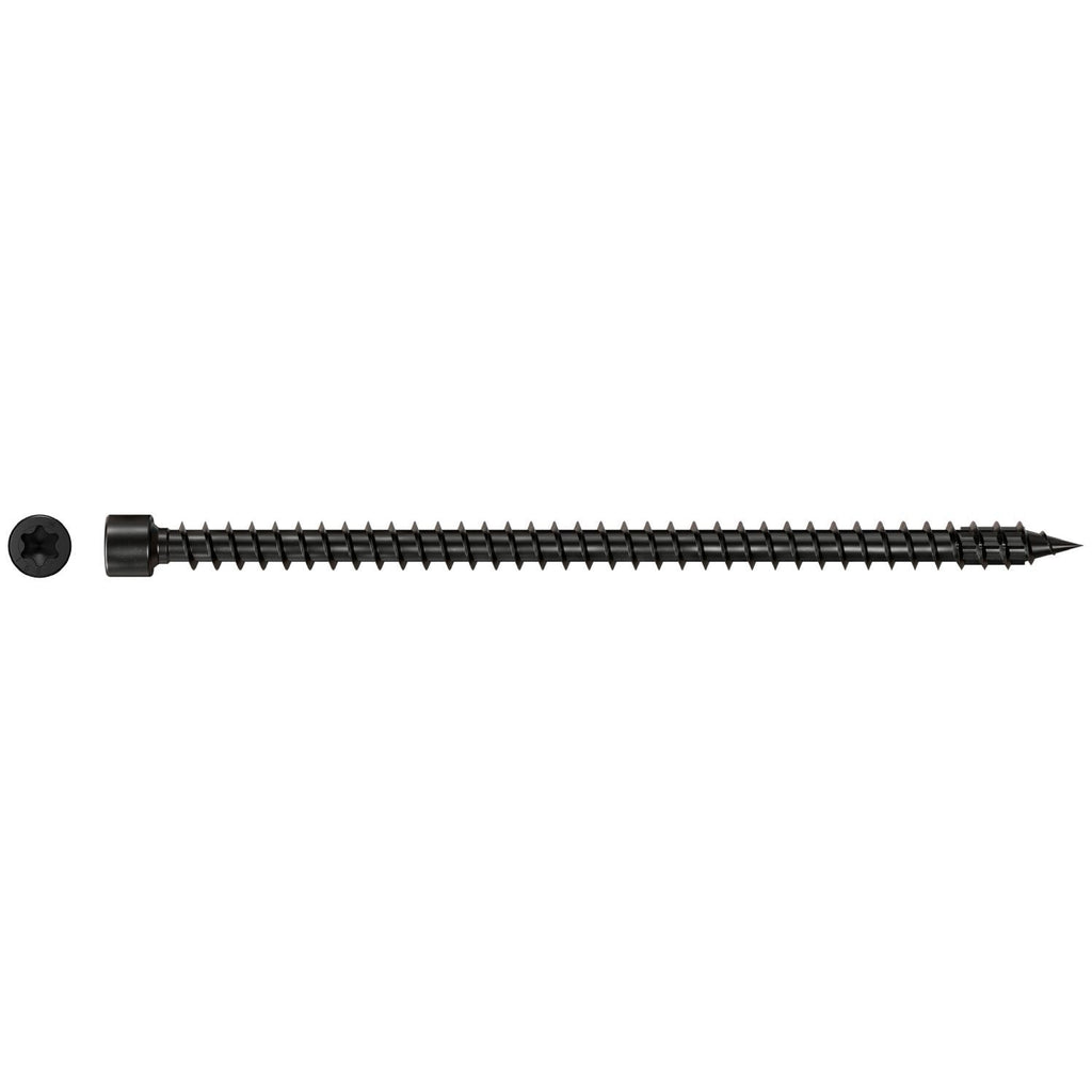 Simpson Strong-Tie SDCFC8X160-R50 Strong-Drive SDCFC TIMBER-CFC Screw, 0.315-in. x 6-1/4-in. T40, E-Coat, 50-Pack