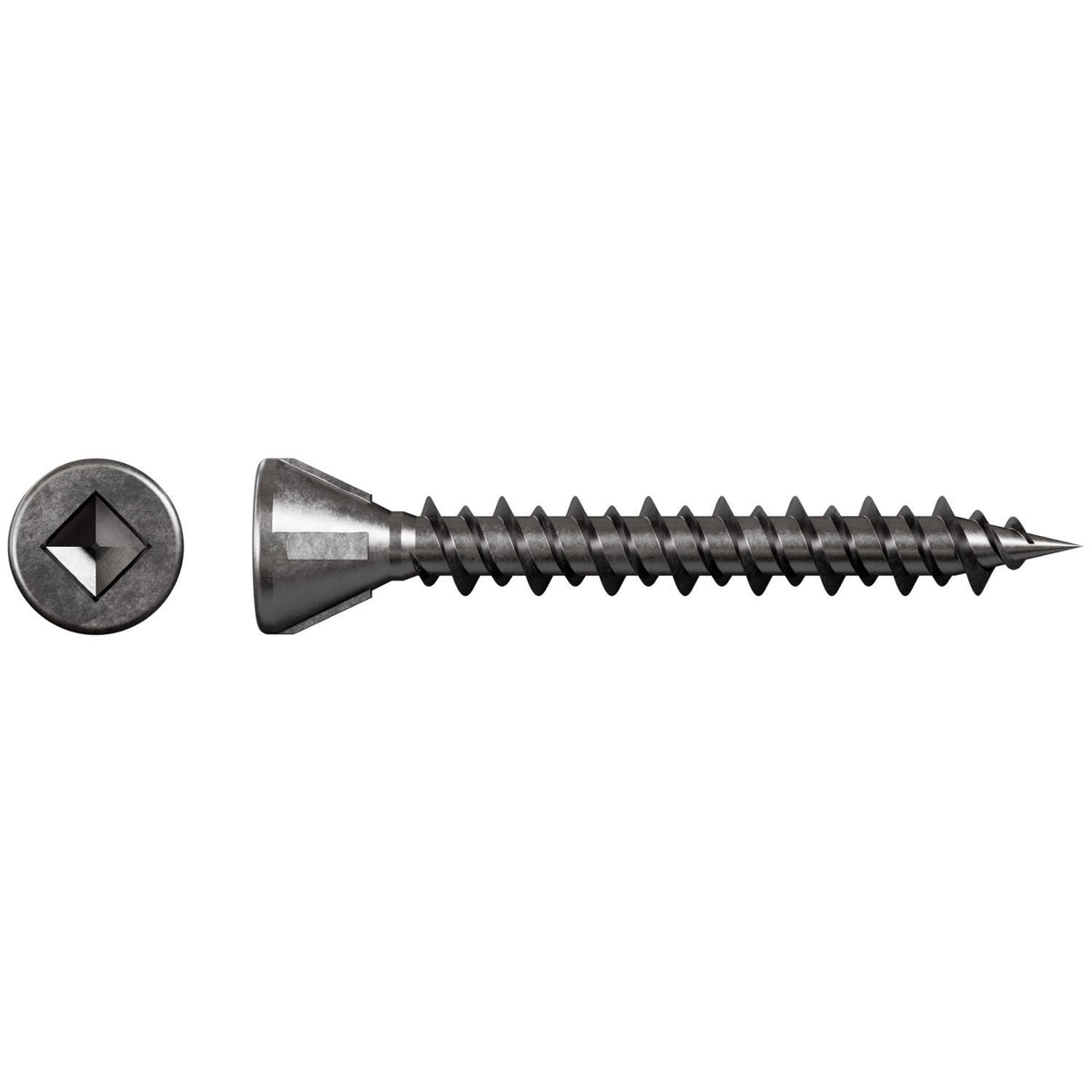 Simpson Strong-Tie Strong-Drive MTH Wood Underlayment Screw, Collated), #7 x 1-1/4-in. Gr. Phosphate, 2500-Pack (MTH114S)