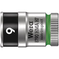 Wera 8790 Hma Hf Zyklop Socket With 1/4-in. Drive With Holding Function, 9x23-mm.